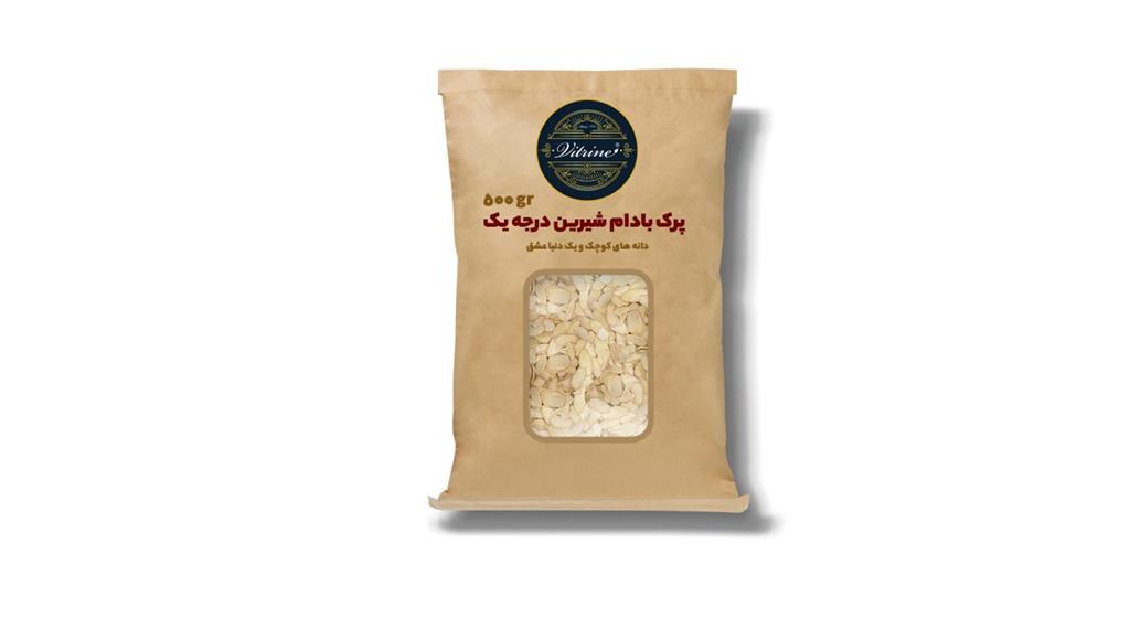 پرک بادام درجه یک ویترین‌فود – 500 گرم